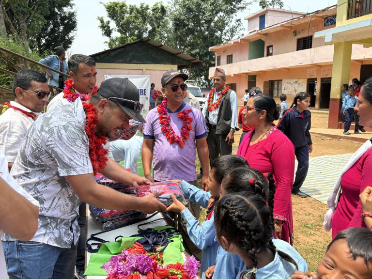 Community programme at a village school